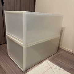 無印収納ケース　五個の画像