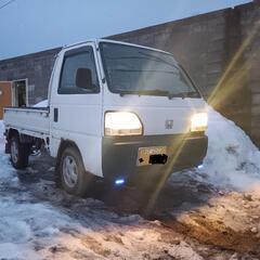車検有 字光式ナンバー AT 軽トラ 夏冬タイヤ付 アルミホイー...