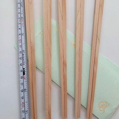 国産ひのき　5膳セット　お箸　檜　手作り　