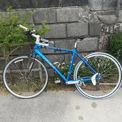 話し中　部品取りのTREK クロスバイク改造車