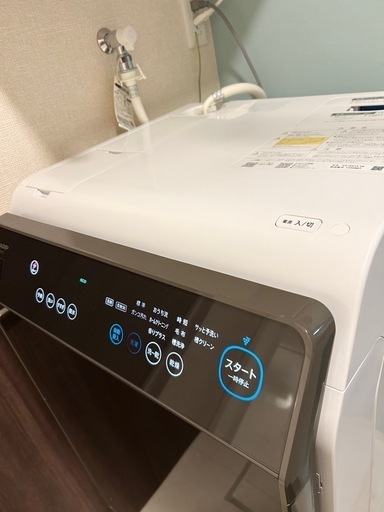 美品！4/17希望。シャープ　ES-WS13 ドラム式洗濯乾燥機　11kg 2020年製