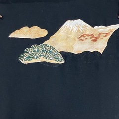 タペストリー黒地 値下げしました。値下げ交渉⭕️の画像