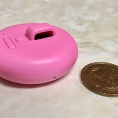博報堂 ボタン型スピーカー「Pechat ペチャット 新モデル」ピンクの画像