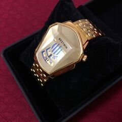 【配送・直接引渡OK】L-6 未使用品　男性用　腕時計　GOLD...