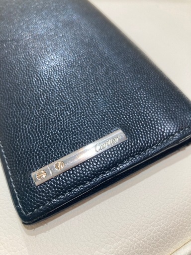 カード収納12枚?財布 Cartier L3000769 SANTOS DE CARTIER サントス / カルティエ 牛革 カウハイ