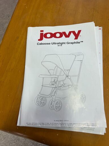 【買取マクサス】Joovy Caboose Ultralight 2人乗りベビーカー