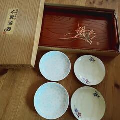 新品未使用 高級手作り 木製漆器 お盆とお皿 まとめ売り お得