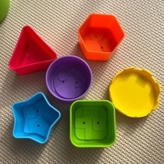 スタッキングカップ　型はめ　コップタワー　知育玩具　おもちゃの画像