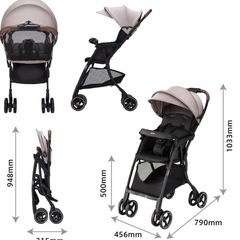 【新品】アップリカ B型 マジカルフリー ブラック  の画像