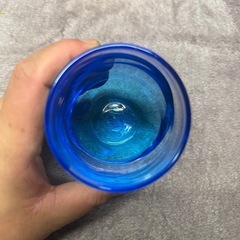 琉球ガラス/コップ/グラス/るりあん/新品未使用の画像