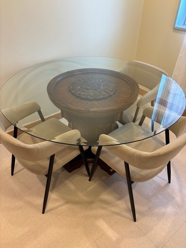 【アメリカ家具】ダイニングテーブル（椅子無料）