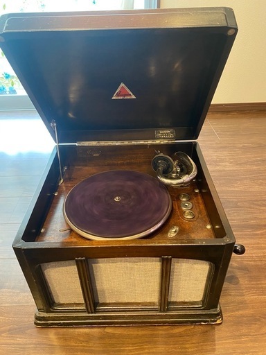 アテッサ新作モデル 蓄音機AUGON オウゴン動きます昭和レトロ (T・N) 佐土原の アンティーク雑貨