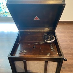 蓄音機AUGON オウゴン動きます昭和レトロ (T・N) 佐土原の