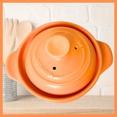 未使用　耐熱セラミック鍋 マイクロポットL 22cm 電子レンジ...