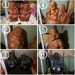 布袋さん　置物　6点の画像