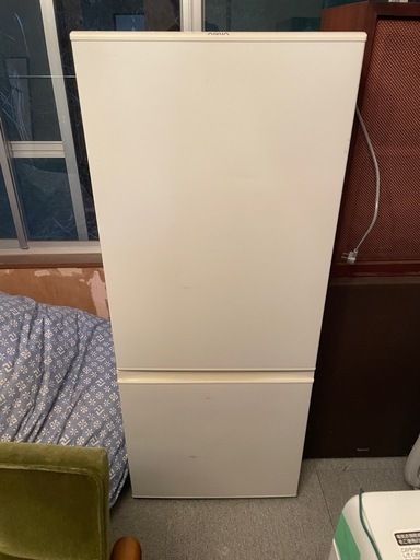 美品　2018年製　AQUA ノンフロン冷凍冷蔵庫　AQR -18HG 184L 中古リユース品　清掃済