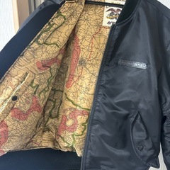 AVIREX 50周年記念　ＭＡ1 ジャケット　おまけシールつきの画像