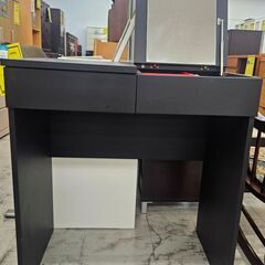 ドレッサー　ダークブラウン　幅(W)700mm × 奥行(D)450mm × 高さ(H)800mm　【ジャングルジャングル堺初芝店】　堺市（東区　西区　北区　南区　堺区　美原区）高石市　泉大津市　忠岡町　和泉市　松原市　大阪狭山市の画像