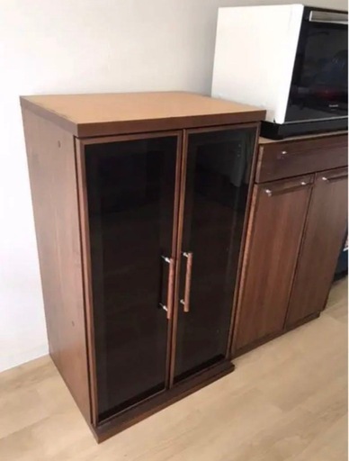 関家具　キッチンボード　収納食器棚　W60