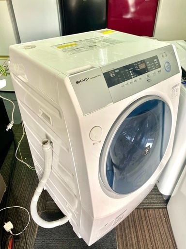 北九州市内配送無料　保証付き ES-ZH1-WR ドラム式洗濯乾燥機 ホワイト系 [洗濯10.0kg /乾燥6.0kg /ヒーター乾燥