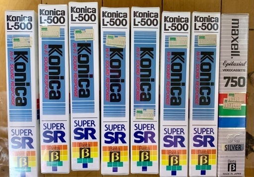 新品未使用konica L-500 ビデオカセット