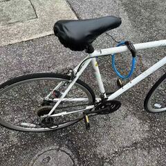 【中古】ALTAGE ロードバイク 27インチ 21段変速 ホワイトの画像