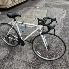 【中古】ALTAGE ロードバイク 27インチ 21段変速 ホワイトの画像
