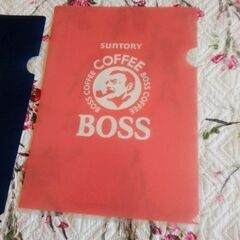 サントリー　BOSS クリアファイル　２枚の画像