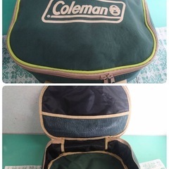 ● Coleman コールマン メラミン テーブルウェア チェック柄 廃盤モデル 4人用/ダブルステンレスマグ 300/ステンレスマグ セット 中古 ③の画像