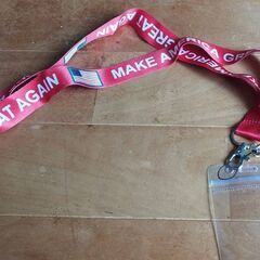 生産終了 MAGA lanyard トランプ大統領選挙グッズ　ネ...