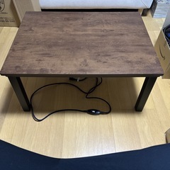 こたつ 布団有り 山善 GLP-F8060(ABR) 2019年製