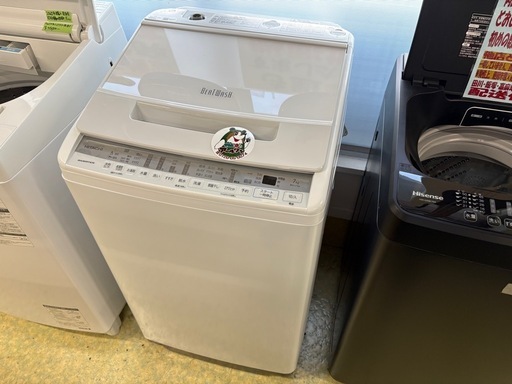 288 洗濯機　一人暮らし　容量7kg ビートウォッシュ　美品　冷蔵庫も有　小型 洗濯機 一人暮らし 8kg 家庭用 小型洗濯機 10種類 縦型洗濯機