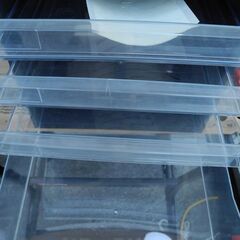 観音寺 プラスチック製 レターケース 小物入れ キャビネット 4段 中古品の画像