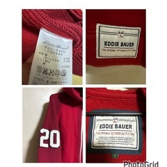 エディバウアー EDDIE BAUER フルジップパーカー メンズ Sの画像