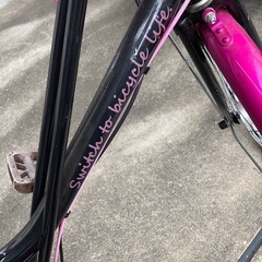 24インチ ギア付き自転車の画像