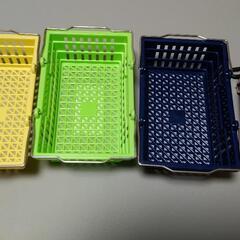 ダルトン　DULTON プラスチックバスケット イエローの画像