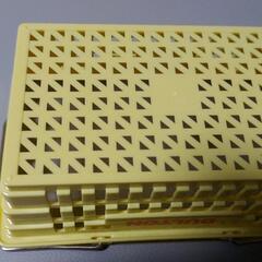 ダルトン　DULTON プラスチックバスケット イエローの画像