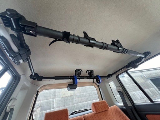 VISOA U-A20 マルチサイドバー、車内用バー、ロッドホルダー