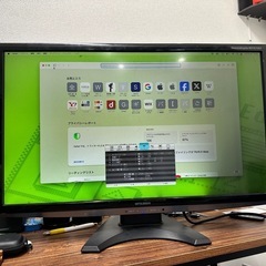 三菱27型PCモニター　ジャンク