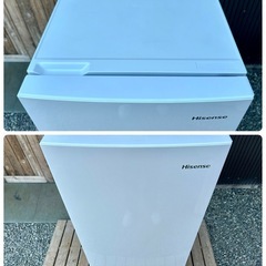 【美品 洗浄クリーニング済】2019年 2ドア冷凍冷蔵庫 150ℓ Hisense HR-D15C【PayPayお支払い出来ます】の画像