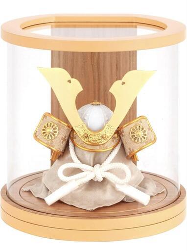 【新品 未開封】五月人形 コンパクト 兜ケース飾り 兜飾り 大鍬兜 木製円柱ケース アクリルケース 5月人形 兜 おしゃれ 初節句 h075-aaa-mr5-1\n\n