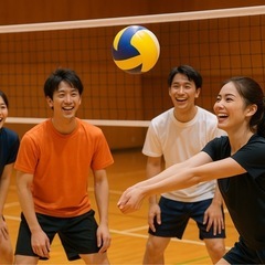＼スポーツ好き集まれ〜！／笑って楽しむバレーチーム🌈