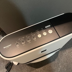 3000円SHARP加湿機能付プラズマクラスターHX-PK12-Wの画像