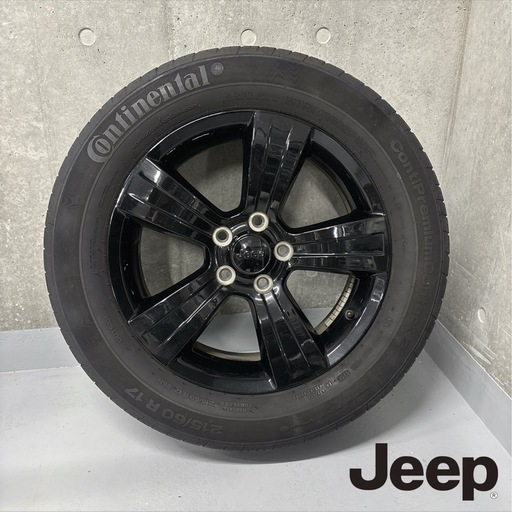 Jeep 17インチ　純正タイヤ ホイール　4本　ブラック　ホイール　黒