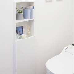 南海プライウッド 収納棚 トイレ収納ボックス の画像