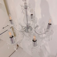 クリアシャンデリア＋替え電球