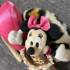 ディズニーリゾート　ミニー　カチューシャ　ヒョウ柄の画像