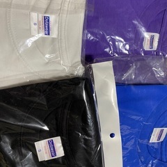 色ムラサキ新品無地Tシャツ