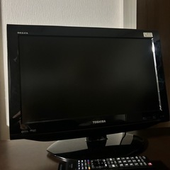【差し上げます】東芝REGZA22RE1