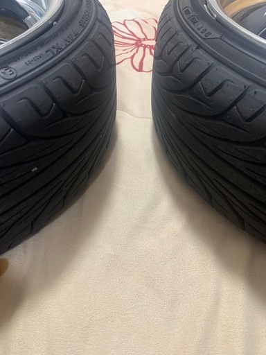 値引き不可　深リムタイヤバリ山24年製付き【希少！】WORK マイスター S1R ホイール　 16インチ 6.5j＋484穴 PCD100 165/45r16 　軽自動車